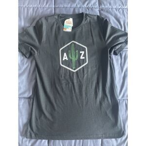 High Jinks Apparel Co. Arizona AZ Cactus T Shirt Black Size Large NWT